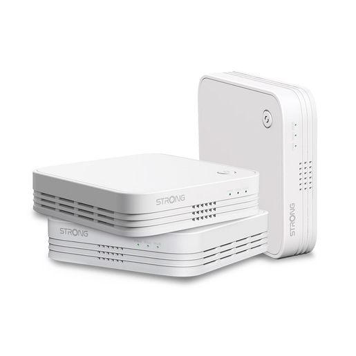 Image of Strong WI-FI MESH HOME TRIO PACK 1200 Dual-band (2.4 GHz/5 GHz) Wi-Fi 5 (802.11ac) Bianco 3 Interno