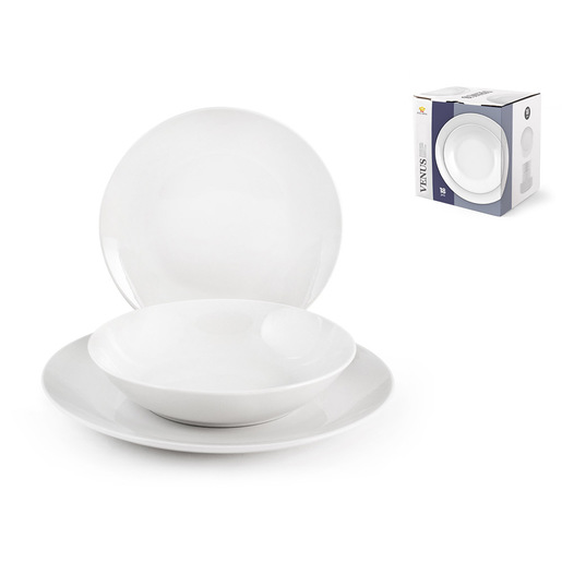 Image of Pengo 8142300 servizio da tavola 18 pz Porcellana Bianco