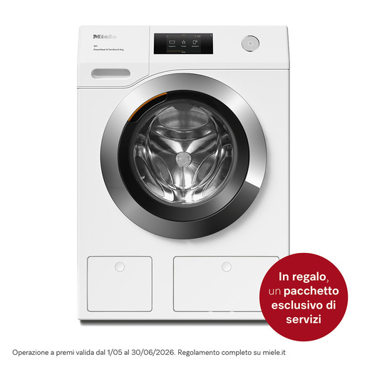 Miele WCR870 WPS PWash2.0&TDos XL&WiFi lavatrice Caricamento frontale 9 kg 1600 Giri/min Bianco