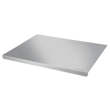 Tagliere In Acciaio Inox 304 Con Doppia Faccia – Lato PP Per Verdure, Lato Acciaio Per Carne – Con Grattugia E Antiscivolo