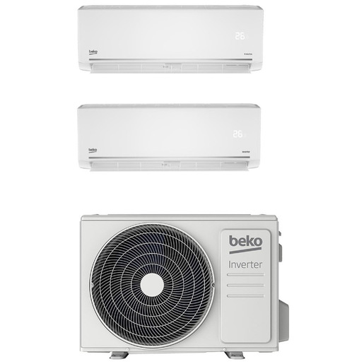 Image of Beko BKOKITDUAL9+12 condizionatore fisso Climatizzatore Dualsplit system Bianco