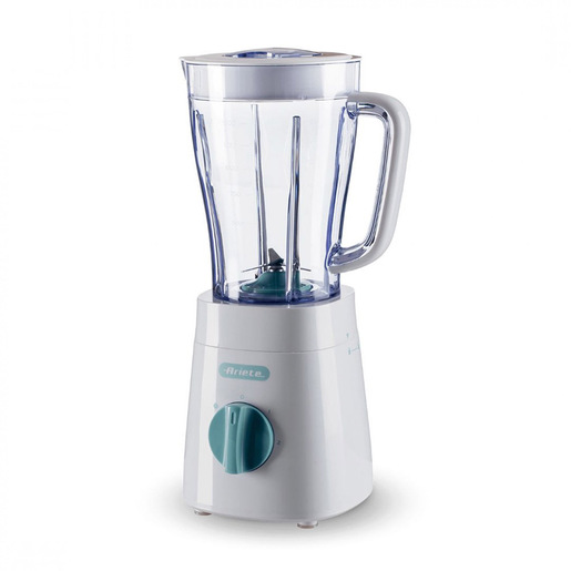 Image of Ariete 576 Frullatore Breakfast, Frullatore, 500W, 4 lame in acciaio inox, 2 velocità + Funzione Pulse, Capacità 1,5 L, Piedini antiscivolo, Coperchio