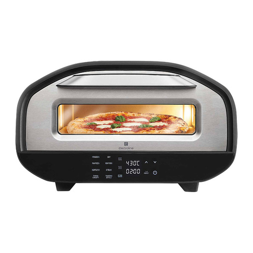 Image of Electroline EKFP1230 Forno Elettrico per Pizza 1 pizza(e) 2200 W Nero, Grigio