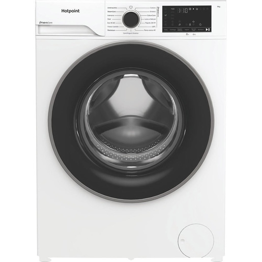 Image of Hotpoint Ariston HB 93 CARE IT, Capacità 9kg, classe A -30%, Motore Inverter, 1400 giri, Display digitale XL, Vapore