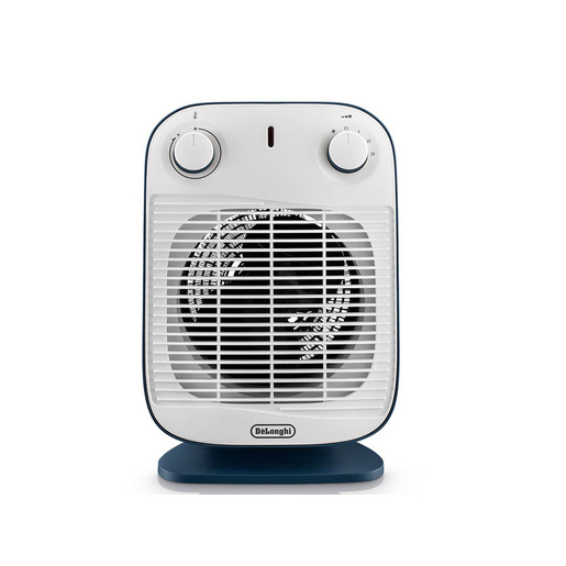 Image of De’Longhi HFS50B20.AV Interno Blu, Bianco 2000 W Riscaldatore ambiente elettrico con ventilatore