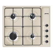 Smeg S64SAV2 Piano Cottura Avena Da Incasso 60 Cm Gas 4 Fornello(I)-image