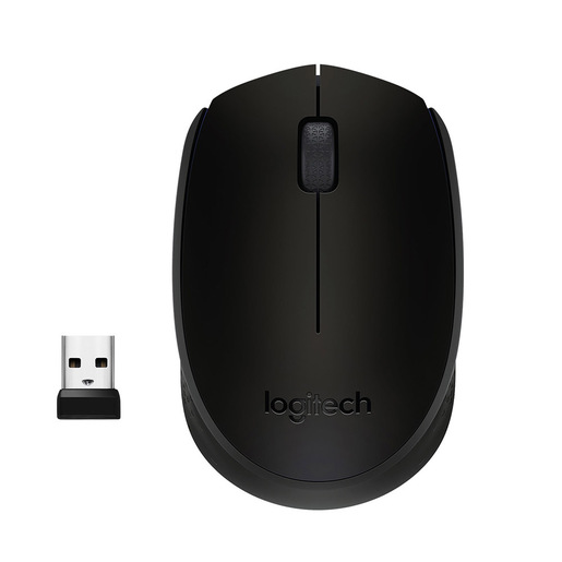 Image of        Logitech M171 Mouse Wireless, 2.4 GHz con Mini Ricevitore USB, Rilevam