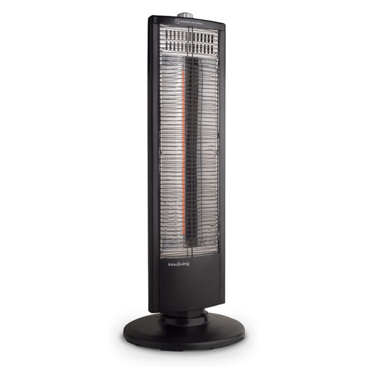 Image of Innoliving INN-576 stufetta elettrica Interno Nero 1000 W Riscaldatore di spazio in grafite