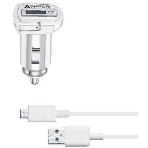 Image of Cellularline Adaptive Fast Car Charger Kit 15W - Micro USB - Samsung