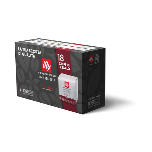 Image of Illy 6 Confezioni da 18 Caffè in Capsule Iperespresso tostato INTENSO