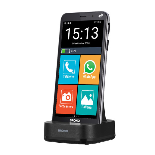 Image of Brondi Amico Vero 4G 14,5 cm (5.7'') Doppia SIM Android 14 3 GB 32 GB 2800 mAh Nero