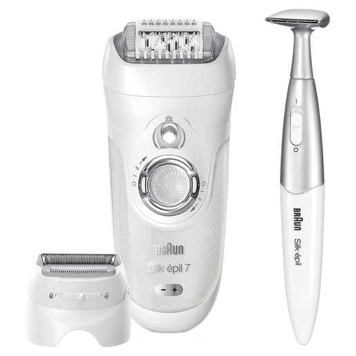 Image of Braun Silk-épil 7 7-561 Wet&Dry Epilatore Elettrico Donna Senza Fili –