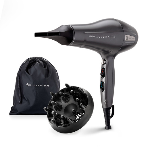 Image of Bellissima 11859 asciuga capelli 2200 W Grigio, Argento