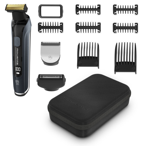 Image of Rowenta TN6204 regolabarba 15 1,7 cm Bagnato e secco Nero, Cromo