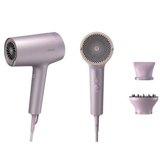 Image of Philips Serie 7000 Asciugacapelli rosa con tecnologia ThermoShield Advanced BHD723/10