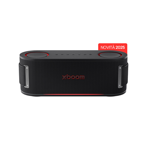 Image of LG xboom Bounce by will.i.am, Speaker Bluetooth 40W, AI Lighting, 30 ore di autonomia, Resistente all'acqua (IP67)