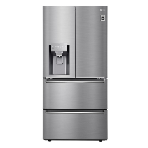 Image of LG GML643PZ6F Frigorifero Multidoor Slim, Classe F, 517L, Dispenser con UVnano, Wi-Fi, Inox