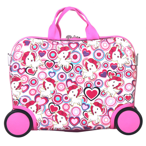 Image of Joia Home Trolley cavalcabile bambini unicorno