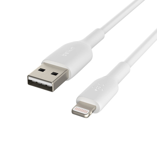 Image of Belkin CAVO PVC DA USB-A A LIGHTNING 2M - BIANCO cod015