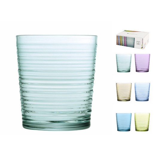 Image of Pasabahce 5810600 bicchiere per acqua Colori assortiti 6 pezzo(i) 410