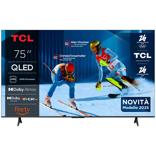 Image of TCL T6C Serie Smart TV QLED 4K 75'' 75T6C, Dolby Vision & Atmos, HDR10+, Fire TV