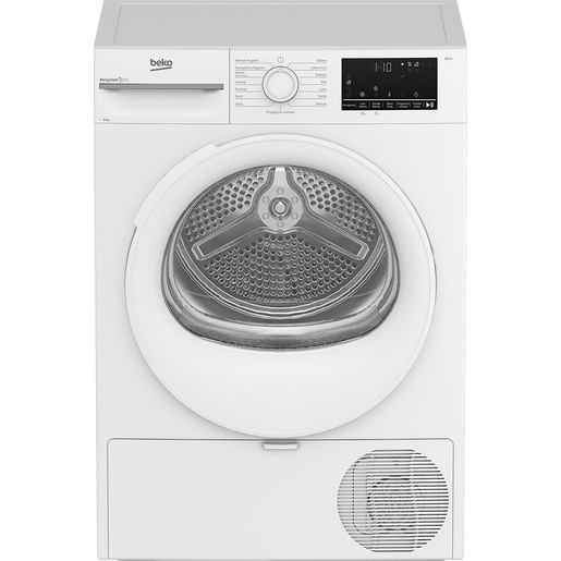 Image of Beko BMT104EW 10kg, Classe C, Linea Estetica NX, motore inverter, Display digitale, colore Bianco, oblò Bianco