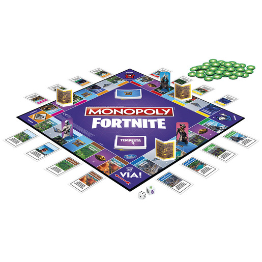 Image of Hasbro Gaming Monopoly - Fortnite (gioco in scatola, , edizione italiana)