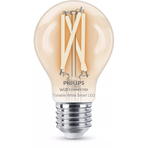 Image of Philips LED Lampadina Smart Filament Dimmerabile Luce Bianca da Calda a Fredda Attacco E27 60W Goccia