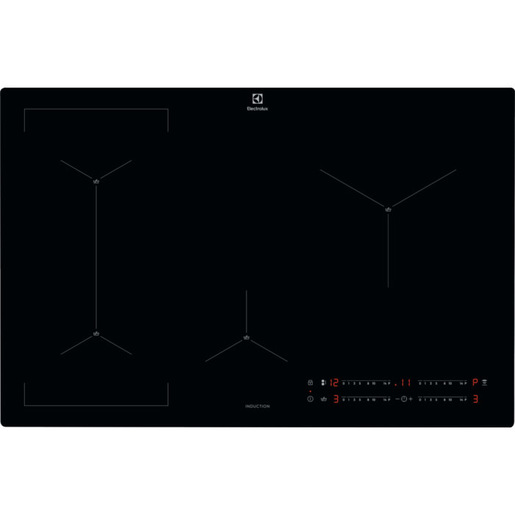 Electrolux EIS82449C Nero Da incasso 80 cm Piano cottura a induzione 4 Fornello(i)