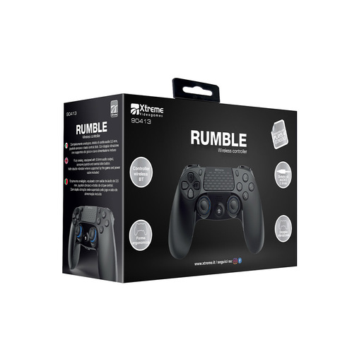 Xtreme HARD90413 periferica di gioco Nero Bluetooth Gamepad Analogico/Digitale PlayStation 4