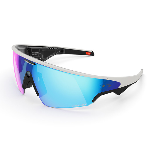 Image of Oakley Meta Vanguard - White, Prizm™ Sapphire