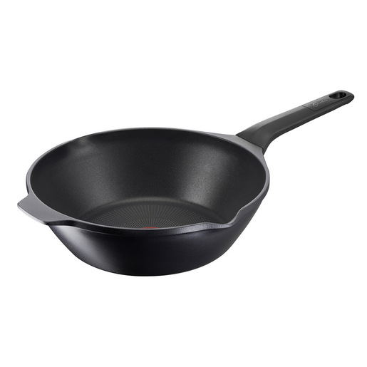 Image of Lagostina Aroma Wok 28 cm, rivestimento antiaderente Titanium Excellence, Indicatore di temperatura, bordo a versare, adatto a tutte le fonti di calor