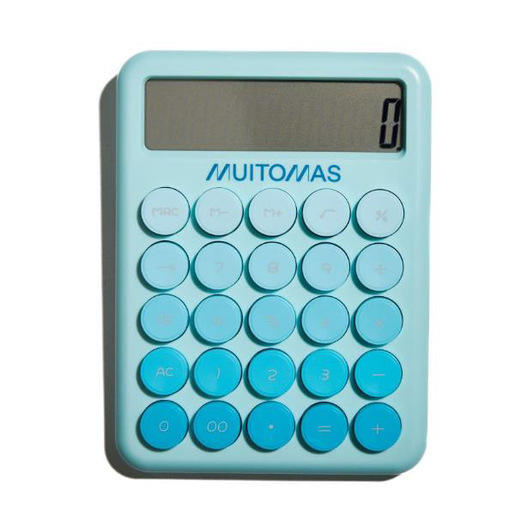 Image of Muitomas CALCULATORLB calcolatrice Desktop Calcolatrice di base Azzurro cod015