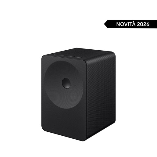 Samsung Speaker HW-LS70H, Audio 3.1.1 canali, potenza 150W, Adaptive Sound, Bluetooth 6.0, Wi-Fi, Q-Symphony, colore nero, 2026