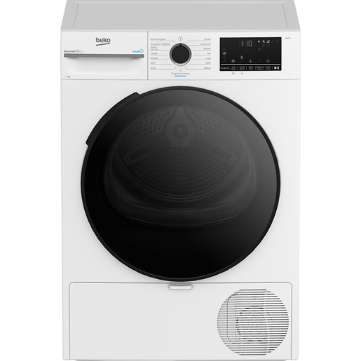 Image of Beko BMURT481BI_IT: Asciugatrice 8kg, Classe C a Pompa di Calore