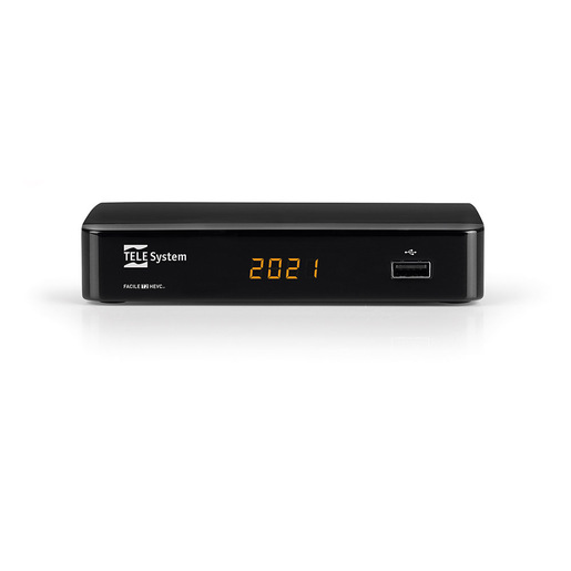 TELE System FACILE DVB-T2 HEVC /02 Cavo Full HD Nero