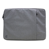 Electroline Sleeve Per Notebook Da 15,6'' - Ultraslim, Con Imbottitura Interna E Fodera In Ciniglia, Colore Grigio-image