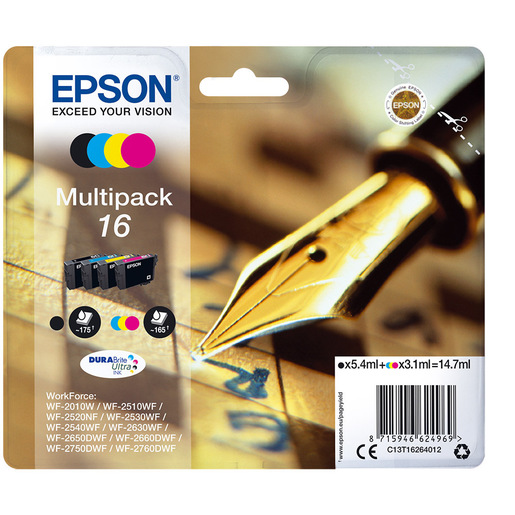 Image of Epson Pen and crossword Multipack 16 a 4 colori