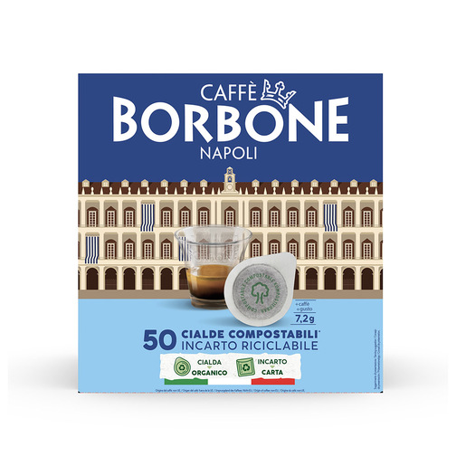 Caffè Borbone Cialda ESE 44mm - Miscela Decisa - 50 cialde