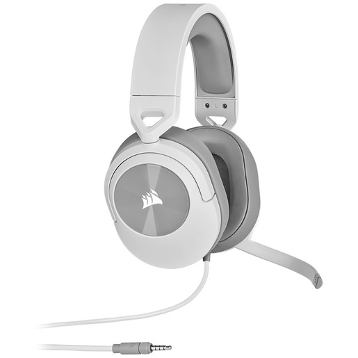Image of Corsair HS55 STEREO Auricolare Cablato A Padiglione Gaming Bianco