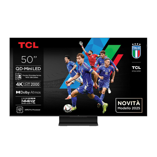 Image of TCL Serie Smart TV QD-MiniLED 4K 50'' 50C7K, 144Hz, Dolby Vision IQ & Atmos, Google TV