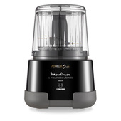 Moulinex DP8108 Moulinette Ultimate, Tritatutto Elettrico, Lame in Titanio, Tecnologia Powelix Life, 1000W, Capacità fino a 550ml, Funzioni 5in1, Nero-image