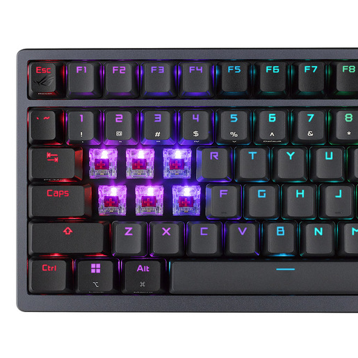 Image of ASUS ROG Azoth tastiera Gaming USB + RF Wireless + Bluetooth QWERTY Italiano Bianco