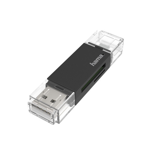 Image of        Hama Lettore USB 2.0, SD/Micro SD, OTG