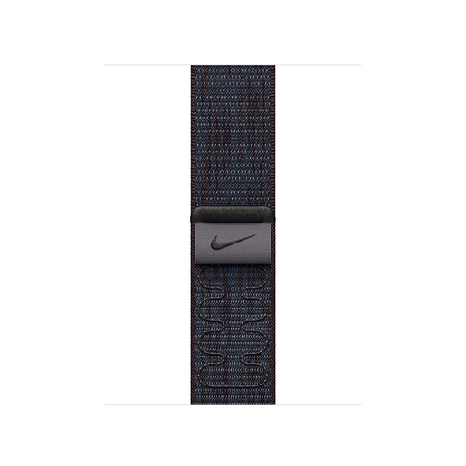 Image of Apple MC1L4ZM/A accessorio indossabile intelligente Band Nero, Blu Nylon