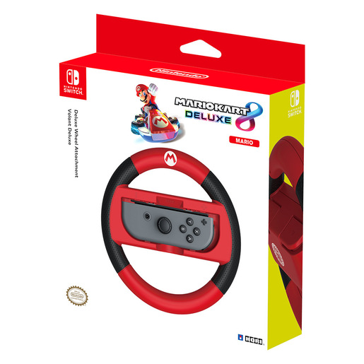 Image of Hori Mario Kart 8 Deluxe Racing Wheel Mario, Nintendo Switch Volante d