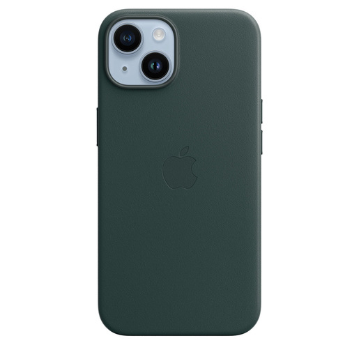 Image of Apple Custodia iPhone 14 in Pelle - Verde foresta