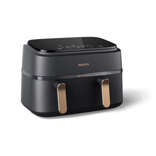 Image of Philips 3000 series Airfryer doppio cestello, friggitrice ad aria da 9.0L, 12 metodi di cottura, App per ricette NA352/00