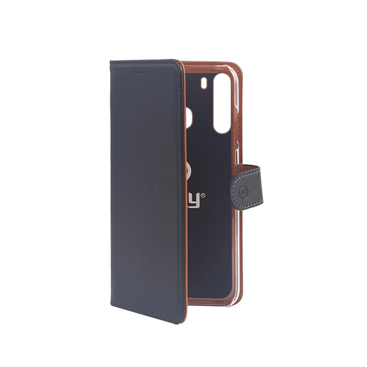 Image of Celly Wally custodia per cellulare 16,5 cm (6.5'') Custodia a libro Nero, Marrone