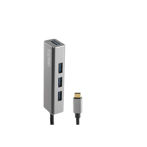 Image of IOPLEE IOPEXTHUB370G hub di interfaccia USB 3.2 Gen 1 (3.1 Gen 1) Type-C 5 Mbit/s Grigio, Metallico